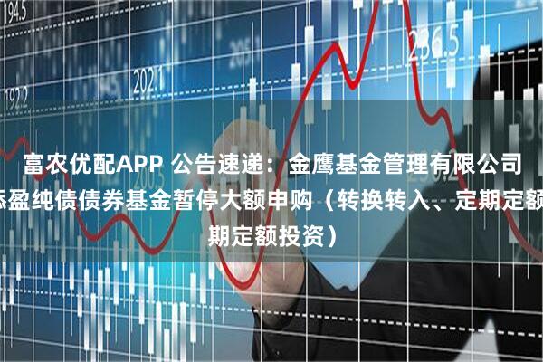 富农优配APP 公告速递：金鹰基金管理有限公司金鹰添盈纯债债券基金暂停大额申购（转换转入、定期定额投资）