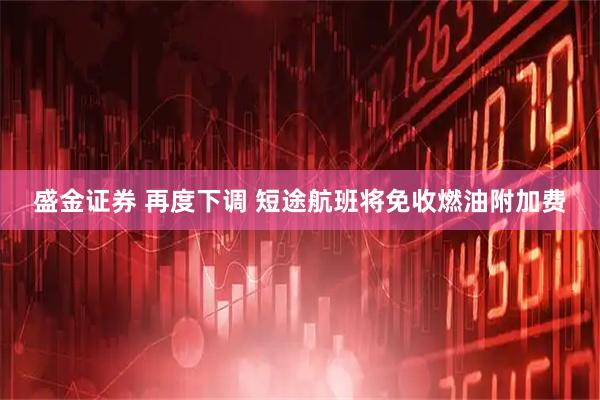 盛金证券 再度下调 短途航班将免收燃油附加费