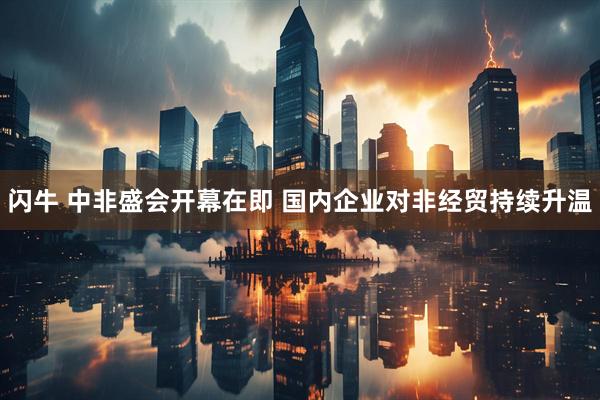闪牛 中非盛会开幕在即 国内企业对非经贸持续升温